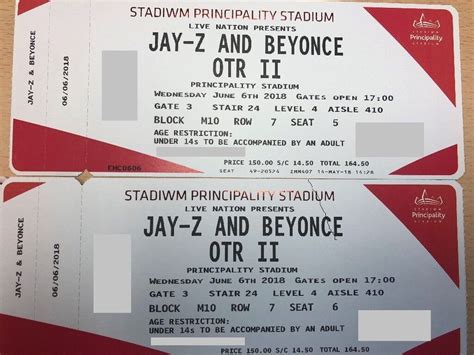 beyonce concert ticket for cheap